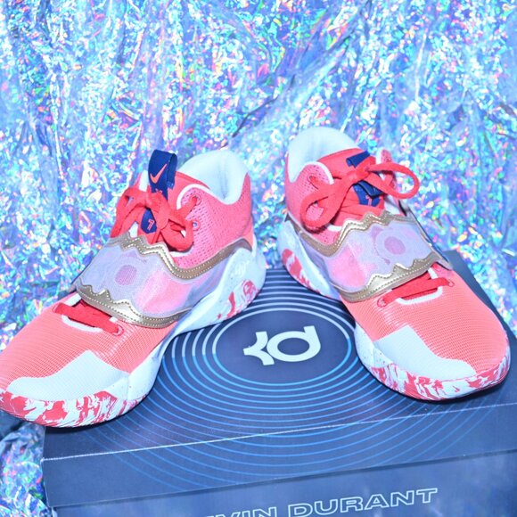 Nike KD Trey 5 X: University Red Metallic Gold main image 6